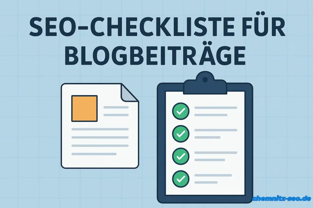 SEO-Checkliste für Blogbeiträge
